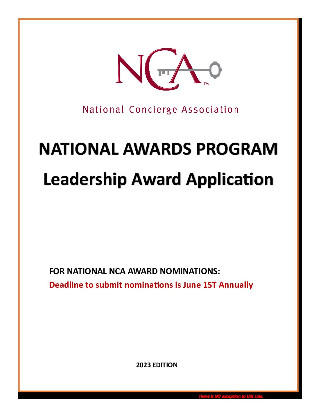 The National Concierge Association (NCA)