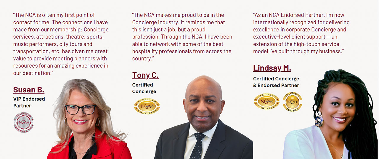 NCA Testimonials